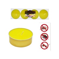 SİNEK KOVUCU MUM 8'lİ Tealight SARI SİNEK KOVUCU MUM 8'lİ Tealight SARI