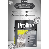 Proline Aktif Karbon Granüllü Bentonit Kedi Kumu 10 Lt Proline Aktif Karbon Granüllü Bentonit Kedi Kumu 10 Lt