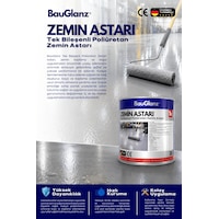 Bauglanz Poliüretan Zemin Astarı 1k Beton, Şap, Garaj, Depo Ve Fabrika Zeminleri Için 2.50 L Bauglanz Poliüretan Zemin Astarı 1k Beton, Şap, Garaj, Depo Ve Fabrika Zeminleri Için 2.50 L