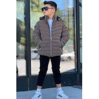 Pina Kids Erkek Çocuk Çıkarılabilir Kapüşonlu Sık Dikişli Nova Kumaş Kışlık Şişme Mont Km4016 Kahverengi Pina Kids Erkek Çocuk Çıkarılabilir Kapüşonlu Sık Dikişli Nova Kumaş Kışlık Şişme Mont Km4016 Kahverengi
