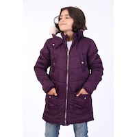 Toontoy Kids Toontoy Erkek Çocuk Kapüşonlu İçi Kürklü Mont Mor Toontoy Kids Toontoy Erkek Çocuk Kapüşonlu İçi Kürklü Mont Mor