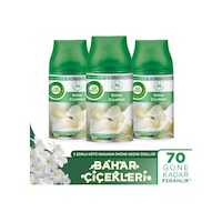 Air Wick Oda Kokusu Freshmatik, Otomatik Sprey Makine Yedek Bahar Çiçekleri 3x250 Ml Air Wick Oda Kokusu Freshmatik, Otomatik Sprey Makine Yedek Bahar Çiçekleri 3x250 Ml