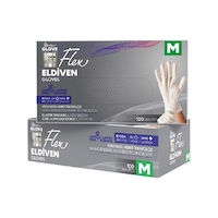 Reflex Flex Beyaz Pudrasız Eldiven M 100'lü Reflex Flex Beyaz Pudrasız Eldiven M 100'lü
