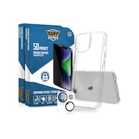 Buff Apple iPhone Uyumlu 14 Plus - 2x5d Ekran Koruyucu + Şeffaf Kılıf + Lens Koruyucu Privacy Hayalet Buff Apple iPhone Uyumlu 14 Plus - 2x5d Ekran Koruyucu + Şeffaf Kılıf + Lens Koruyucu Privacy Hayalet