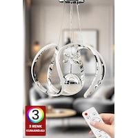 3 Renk Kumandalı Amissos Toplu Krom Led Avize Inci Ledli Avize , Oturma Odası Avize , Avize Led Bej 3 Renk Kumandalı Amissos Toplu Krom Led Avize Inci Ledli Avize , Oturma Odası Avize , Avize Led Bej
