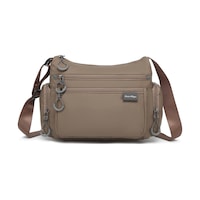 Smart Bags Kahverengi Orta Boy Çok Cepli Su Geçirmez Ultra Hafif Kumaş Kadın Çapraz Çanta Smart Bags Kahverengi Orta Boy Çok Cepli Su Geçirmez Ultra Hafif Kumaş Kadın Çapraz Çanta