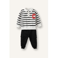 Defacto %100 Pamuk Uzun Kollu Sweatshirt Kargo Cepli Alt 2li Takım Erkek Bebek I0148a526aubk81 Siyah-bk81 Defacto %100 Pamuk Uzun Kollu Sweatshirt Kargo Cepli Alt 2li Takım Erkek Bebek I0148a526aubk81 Siyah-bk81