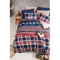 Mystory Home Yılbaşı Cerf Çift Kişilik Nevresim Takımı Lastikli Çarşaf Kırmızı – Lacivert Mystory Home Yılbaşı Cerf Çift Kişilik Nevresim Takımı Lastikli Çarşaf Kırmızı – Lacivert