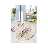 Lavender Djt 3 Lü Set Banyo Paspası Klozet Takımı Çok Renkli Lavender Djt 3 Lü Set Banyo Paspası Klozet Takımı Çok Renkli