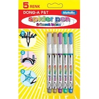 Dong-A Spider Pen Örümcek Kalem 5 Renk Blister Ambalaj Dong-A Spider Pen Örümcek Kalem 5 Renk Blister Ambalaj