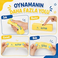 Butter Squishy Stres Oyuncağı Yavaş Yükselen Sıkma Duyusal Anti Stres Oyuncak Tereyağı 14,5 Cm Sarı Butter Squishy Stres Oyuncağı Yavaş Yükselen Sıkma Duyusal Anti Stres Oyuncak Tereyağı 14,5 Cm Sarı