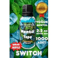 Premium Mentol Topu Switch Aroma Kapsülleri Yoğun Mentol Ice Mint 1.000 Adet Mavi Premium Mentol Topu Switch Aroma Kapsülleri Yoğun Mentol Ice Mint 1.000 Adet Mavi