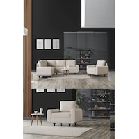Kagu Corner Flavia Plus Köşe Takımı Berjerli Krem Kagu Corner Flavia Plus Köşe Takımı Berjerli Krem