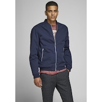Jack & Jones Fermuarlı Bomber Ceket 12165203 Navy Blazer Lacivert Jack & Jones Fermuarlı Bomber Ceket 12165203 Navy Blazer Lacivert
