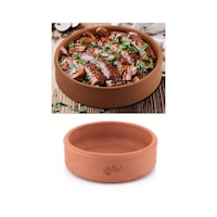 Elizi Çömlekleri Toprak Güveç, Fırın Kabı, Yuvarlak Fırın Tepsisi Küçük Boy 22 Cm Toprak Elizi Çömlekleri Toprak Güveç, Fırın Kabı, Yuvarlak Fırın Tepsisi Küçük Boy 22 Cm Toprak