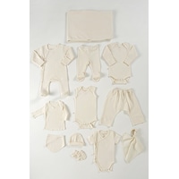 Tinylamb Natural Organik Yenidoğan Hastane Çıkışı - 12 Parça Krem Tinylamb Natural Organik Yenidoğan Hastane Çıkışı - 12 Parça Krem