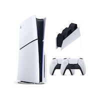 Sony Playstation 5 Slim CD'li Edition + 2 Dualsense Kol + Şarj İstasyonu Oyun Konsolu (İthalatçı Garantili) Sony Playstation 5 Slim CD'li Edition + 2 Dualsense Kol + Şarj İstasyonu Oyun Konsolu (İthalatçı Garantili)