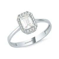 Baget Beyaz Altın Tektaş Yüzük 0.60 Karat 399604199 Baget Beyaz Altın Tektaş Yüzük 0.60 Karat 399604199