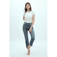Manuka Bootcut Fıt Denim Pantolon Mavi Manuka Bootcut Fıt Denim Pantolon Mavi