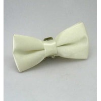 Krem Çocuk Boy Düz Renk Saten Papyon - Cp-06 Krem Çocuk Boy Düz Renk Saten Papyon - Cp-06