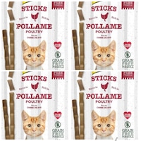 Gimcat Sticks Kümes Hayvanlı Tahılsız Ödül Çubukları 4 x 20 G Gimcat Sticks Kümes Hayvanlı Tahılsız Ödül Çubukları 4 x 20 G