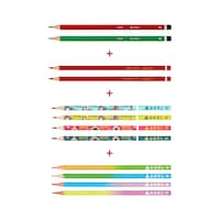 Adel Karışık Kurşun Kalem 12’li Set,Kırmızı Kalem,Mercanlı Kurşun Kalem,Pastel ve Hayvan Desenli Kalemler Adel Karışık Kurşun Kalem 12’li Set,Kırmızı Kalem,Mercanlı Kurşun Kalem,Pastel ve Hayvan Desenli Kalemler