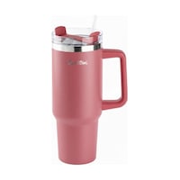 Tantitoni Move Kırmızı Paslanmaz Çelik Pipetli Termos Bardak 1.2l Kırmızı