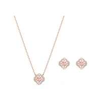 Swarovski Set Sparkling Dc-Set Clover Czmo-Ros Swarovski Set Sparkling Dc-Set Clover Czmo-Ros