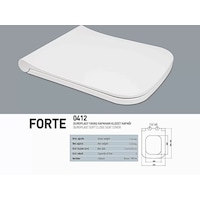 Nkp Forte Duroplast Yavaş Kapanan Klozet Kapağı - Nkp0412 Nkp Forte Duroplast Yavaş Kapanan Klozet Kapağı - Nkp0412