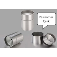 Maxiflow Dekoratif Paslanmaz Çelik Küllük H 9 CM İz Bırakmaz Maxiflow Dekoratif Paslanmaz Çelik Küllük H 9 CM İz Bırakmaz