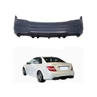 Mercedes C Serisi W204 C63 Arka Tampon Set 2008-2014 Arası Uyumlu Mercedes C Serisi W204 C63 Arka Tampon Set 2008-2014 Arası Uyumlu