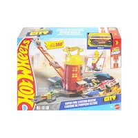 Hot Wheels City Süper İtfaiye İstasyonu Oyun Seti Jhl95 Çok Renkli
