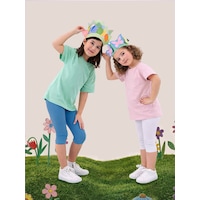 Mshb&g Kız Çocuk Tayt 2'li Paket Pamuk Krem Ve Mavi Tayt Yazlık Renkli Mshb&g Kız Çocuk Tayt 2'li Paket Pamuk Krem Ve Mavi Tayt Yazlık Renkli