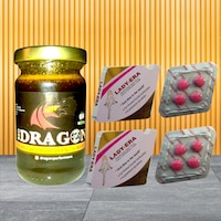 Dragon 110gr Birtkisel Macun + Ladyyeraa130mg 4tablet 2-dizi Set Forwomen Dragon 110gr Birtkisel Macun + Ladyyeraa130mg 4tablet 2-dizi Set Forwomen