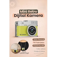 Torima CMR35 Mini Dijital Kamera Selfie Video Vlog Kamerası Mini Anahtarlık 1080p Torima CMR35 Mini Dijital Kamera Selfie Video Vlog Kamerası Mini Anahtarlık 1080p