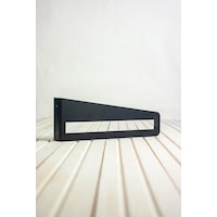 Dekoratif Metal Raf Ayağı (Siyah - Tekli) Dekoratif Metal Raf Ayağı (Siyah - Tekli)