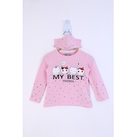 Toontoy Kids Toontoy Kız Çocuk My Best Friends Baskılı Tişört Açık Pembe Toontoy Kids Toontoy Kız Çocuk My Best Friends Baskılı Tişört Açık Pembe