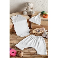 Tinylamb Snow Star Yenidoğan Organik Set - 3 Parça Beyaz Tinylamb Snow Star Yenidoğan Organik Set - 3 Parça Beyaz