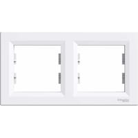 Schneider Electric Eph5800221 Asfora Beyaz İkili Yatay Schneider Electric Eph5800221 Asfora Beyaz İkili Yatay