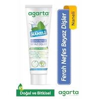 Agarta Doğal Yoğun Naneli Florürsüz Ferah Nefes Diş Macunu 100 ML Agarta Doğal Yoğun Naneli Florürsüz Ferah Nefes Diş Macunu 100 ML
