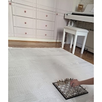 Elvey Home Bambu Krem Açık Gri Gerçek Bambu Kadife İnce Sık Dokuma Özel Ölçü Salon Koridor Oturma Odası Halısı Krem-a.gri Elvey Home Bambu Krem Açık Gri Gerçek Bambu Kadife İnce Sık Dokuma Özel Ölçü Salon Koridor Oturma Odası Halısı Krem-a.gri