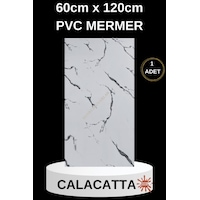 Alternatif Kaplama Uv Pvc Mermer Panel Calcatta 1 Adet 60x120cm Ev Ofis Otel Duvar Kaplama Paneli