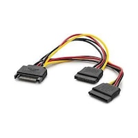Sata Power Çoğaltıcı 1 Erkek 2 Dişi Sata Power Kablo Power Sata Çoğaltıcı Kablo 20 Cm Sata Power Çoğaltıcı 1 Erkek 2 Dişi Sata Power Kablo Power Sata Çoğaltıcı Kablo 20 Cm