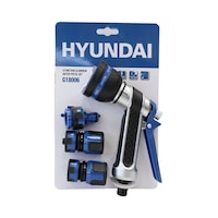 Hyundai G18006 Su Tabancası 8 Fonksiyonlu Alüminyum Adaptör Setli Hyundai G18006 Su Tabancası 8 Fonksiyonlu Alüminyum Adaptör Setli