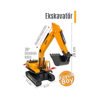 İnşaat Araçları Kazıcı Oyuncak Kepçe İş Makinesi Ekskavatör Sürtmeli İş Makinası İnşaat Araçları Kazıcı Oyuncak Kepçe İş Makinesi Ekskavatör Sürtmeli İş Makinası