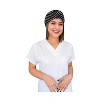 Siyah Yıldız Desenli Cerrahi Bone Siyah Yıldız Desenli Cerrahi Bone