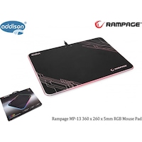 Rampage Mp-13 Aura 360X260X5Mm Gaming Rgb Mouse Pad Rampage Mp-13 Aura 360X260X5Mm Gaming Rgb Mouse Pad