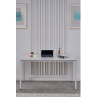 Arpelia Çalışma Masası 140x80x75 Cm Pürüzsüz Gri Arpelia Çalışma Masası 140x80x75 Cm Pürüzsüz Gri