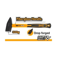 Ingco HMHS83001 Fiberglass Saplı Makinist Çekiç 300g Ingco HMHS83001 Fiberglass Saplı Makinist Çekiç 300g