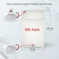 Demlik İçi Çay Filtresi Körüklü Kapaklı Çay Süzgeci Boş Demlik Poşeti Bonesi 9x20 Cm 100 Adet 100 Lü Bitki Kış Çay Demleme Demlik İçi Çay Filtresi Körüklü Kapaklı Çay Süzgeci Boş Demlik Poşeti Bonesi 9x20 Cm 100 Adet 100 Lü Bitki Kış Çay Demleme